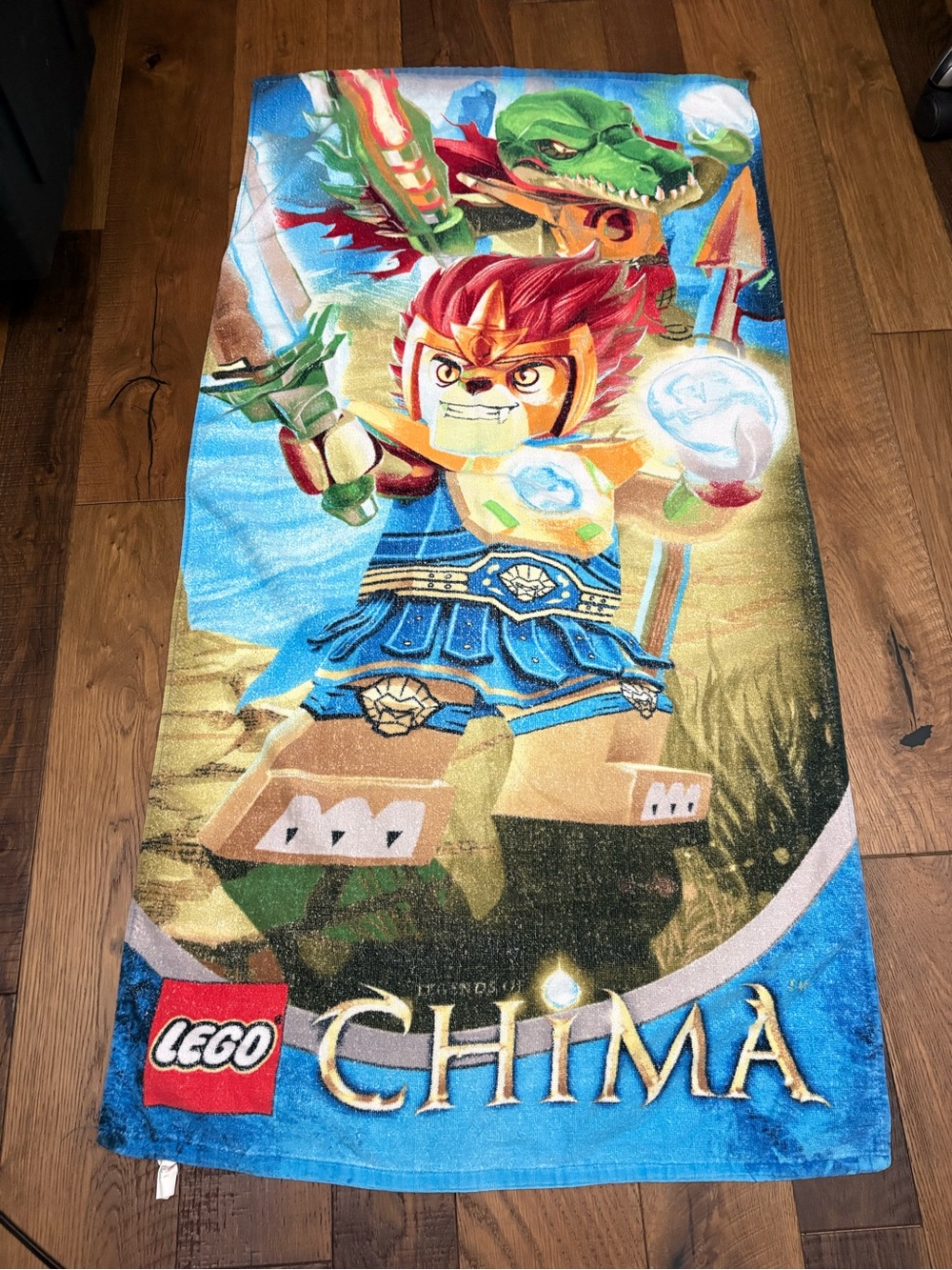 LEGO Legends Of Chima Lion Attack Laval Beach Towel Cotton Multicolor Graphic